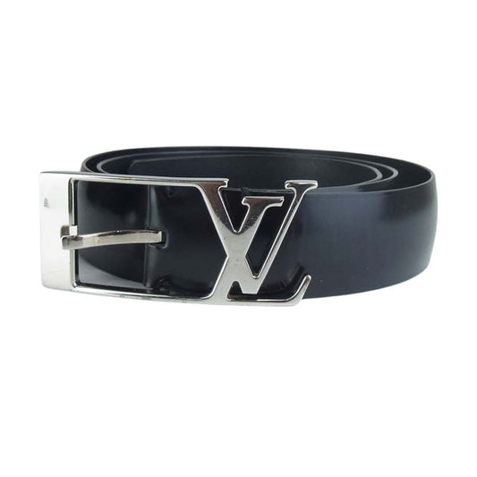 LOUIS VUITTON ルイ・ヴィトン M9840 サンチュール アナグラム ベルト ブラック系 85/34【中古】