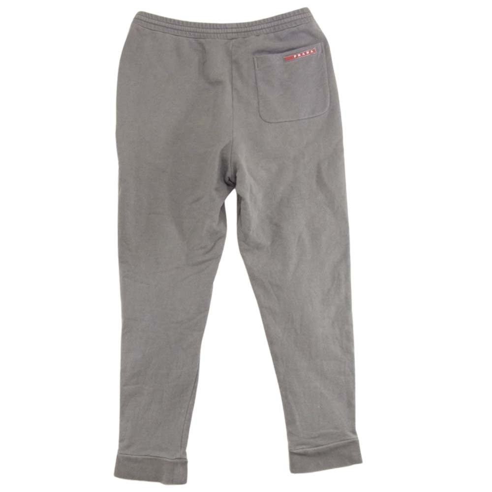 PRADA プラダ スウェット ジョガー パンツ グレー系 S【中古】