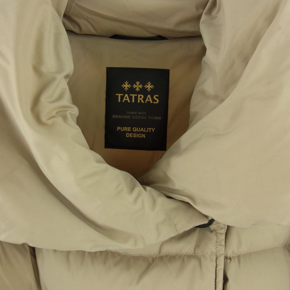 TATRAS タトラス LTA17A4487 国内正規品 AGOGNA アゴーニャ ベルト付き ダウン コート カーキ系 02【中古】