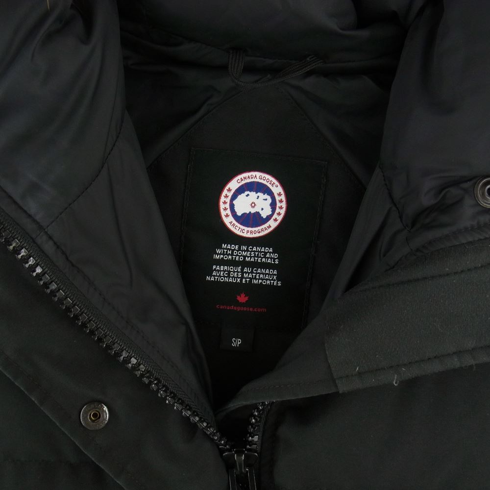 CANADA GOOSE カナダグース 2302JL 国内正規品 サザビーリーグ MACKENZIE PARKA マッケンジー パーカー ダウン コート ジャケット ブラック系 S【中古】
