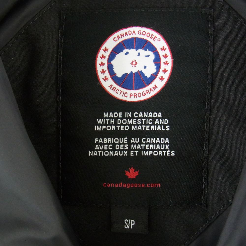 CANADA GOOSE カナダグース 2302JL 国内正規品 サザビーリーグ MACKENZIE PARKA マッケンジー パーカー ダウン コート ジャケット ブラック系 S【中古】
