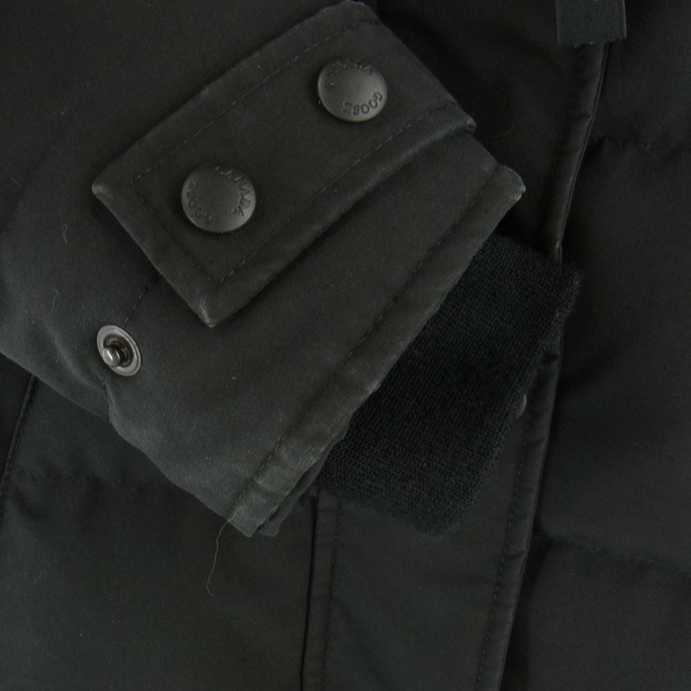 CANADA GOOSE カナダグース 2302JL 国内正規品 サザビーリーグ MACKENZIE PARKA マッケンジー パーカー ダウン コート ジャケット ブラック系 S【中古】