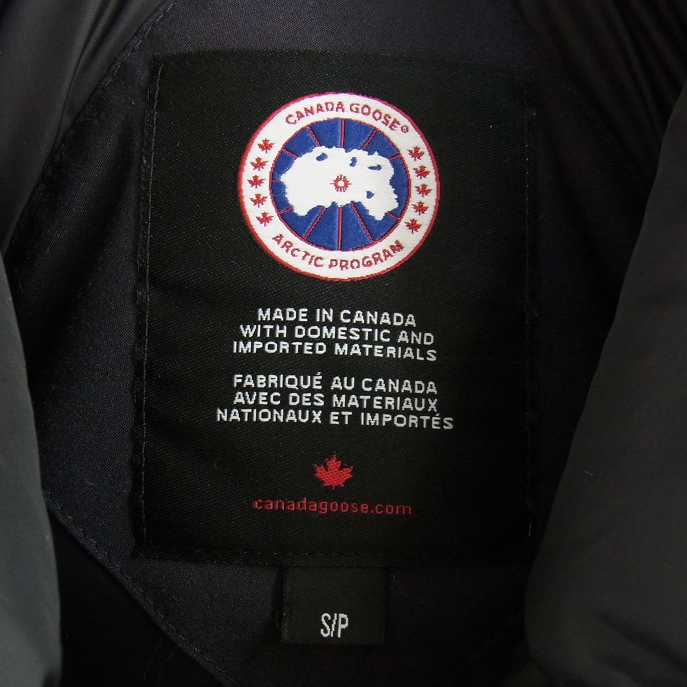 CANADA GOOSE カナダグース 7967JL 国内正規品 サザビーリーグ LABRADOR BOMBER ラブラドール ボンバー ダウン ジャケット ネイビー系 S【中古】