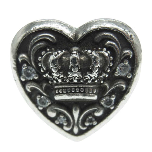 Justin Davis ジャスティンデイビス SRJ573 ギャランティ付属 REGARDLY リガードリー ハート クラウン リング シルバー系【中古】