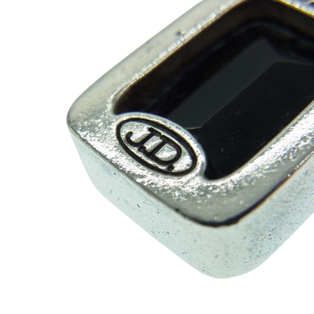 Justin Davis ジャスティンデイビス SNJ115 EMINEM エミネム オニキス クロス ダイヤ チェーン ネックレス  シルバー系【中古】