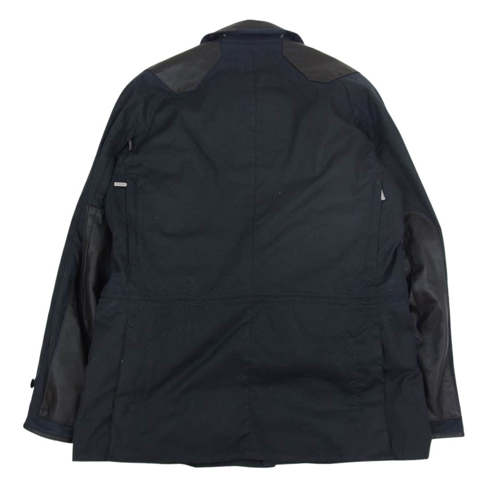 Barbour バブアー 1725NY92 GOLD STANDARD ゴールド スタンダード SUPA-ASHBY WAXED COTTON JACKET オイルド ワックス ライナー付き ジャケット ダークネイビー系 M【中古】