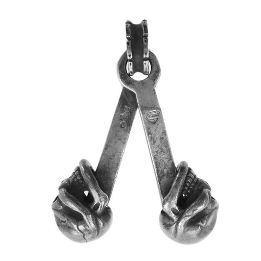 STOPLIGHT ストップライト 2 Skull Piston Top 2スカル ピストン ネックレス トップ シルバー系【中古】