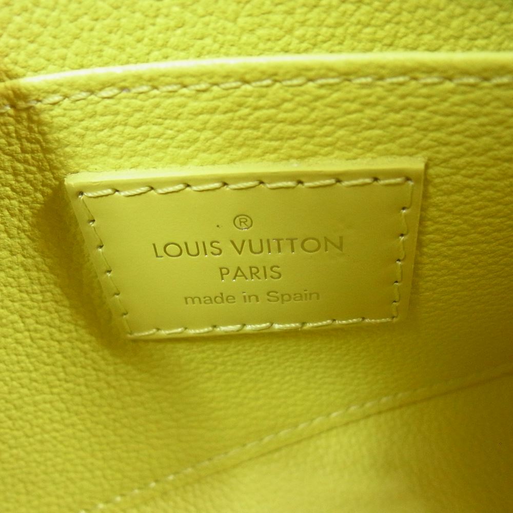 LOUIS VUITTON ルイ・ヴィトン M41079 エピ ポシェット コスメティック ポーチ イエロー系【中古】