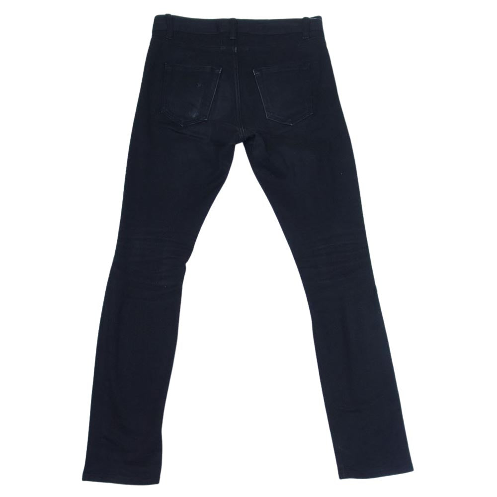 SAINT LAURENT サンローラン 16AW 398561 YYS02 エディ期 ダメージ加工 スキニー デニム パンツ ブラック系 27【中古】