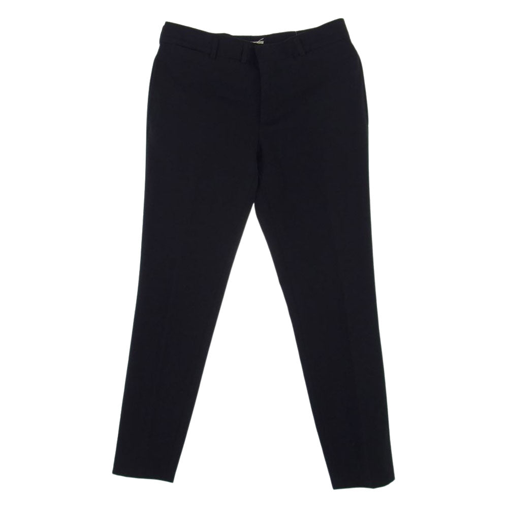 SAINT LAURENT サンローラン 510214 Y404W ノッチドラペル 2B テーラード ジャケット スラックス パンツ セットアップ ブラック系 46【中古】