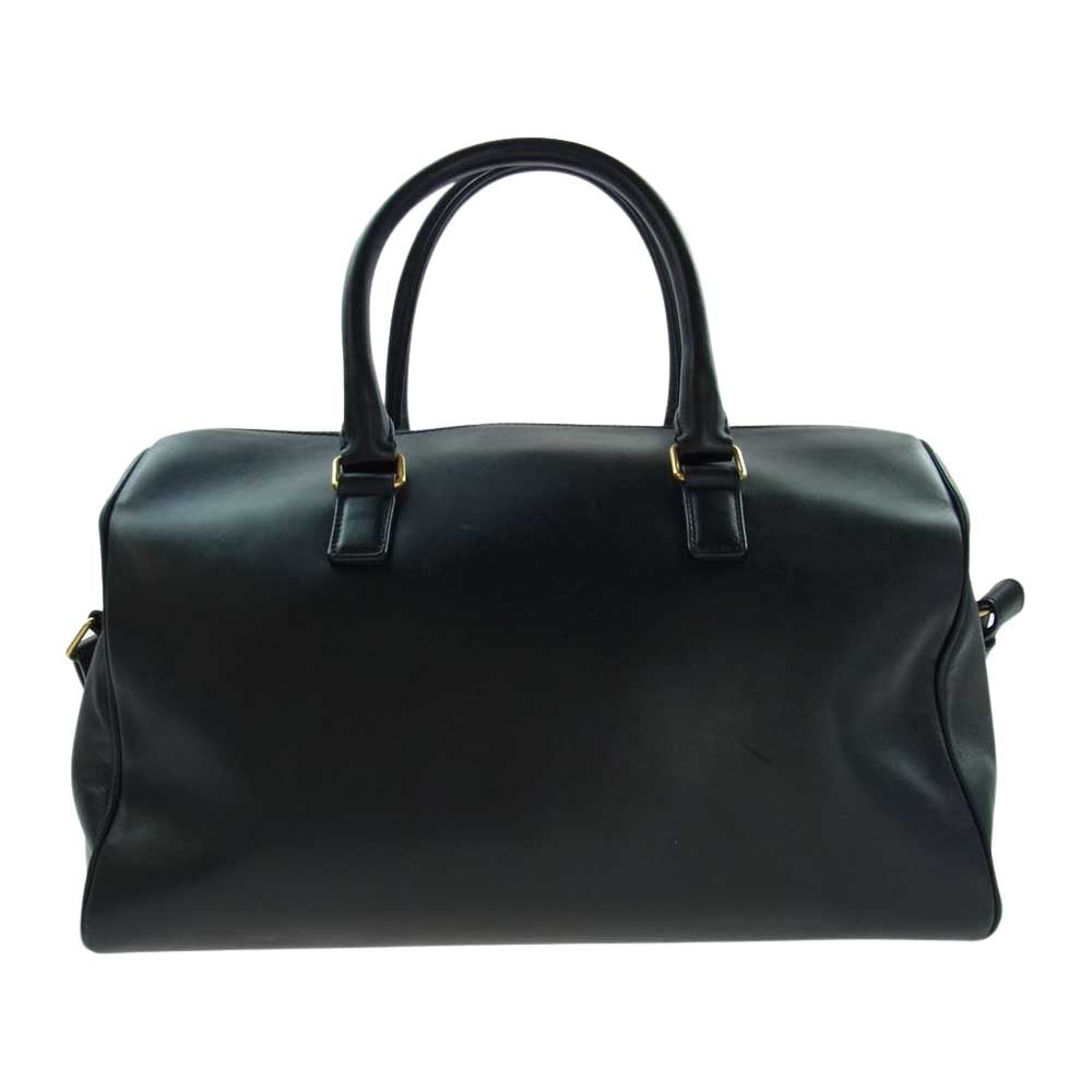 SAINT LAURENT サンローラン 322049 クラシック ダッフル ２WAY ショルダー ハンド バッグ ブラック系【中古】