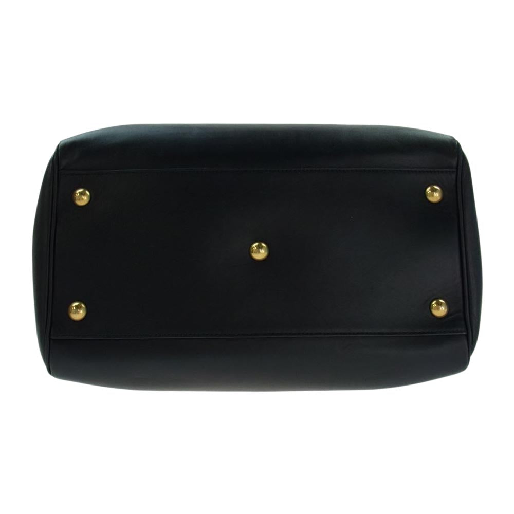 SAINT LAURENT サンローラン 322049 クラシック ダッフル ２WAY ショルダー ハンド バッグ ブラック系【中古】