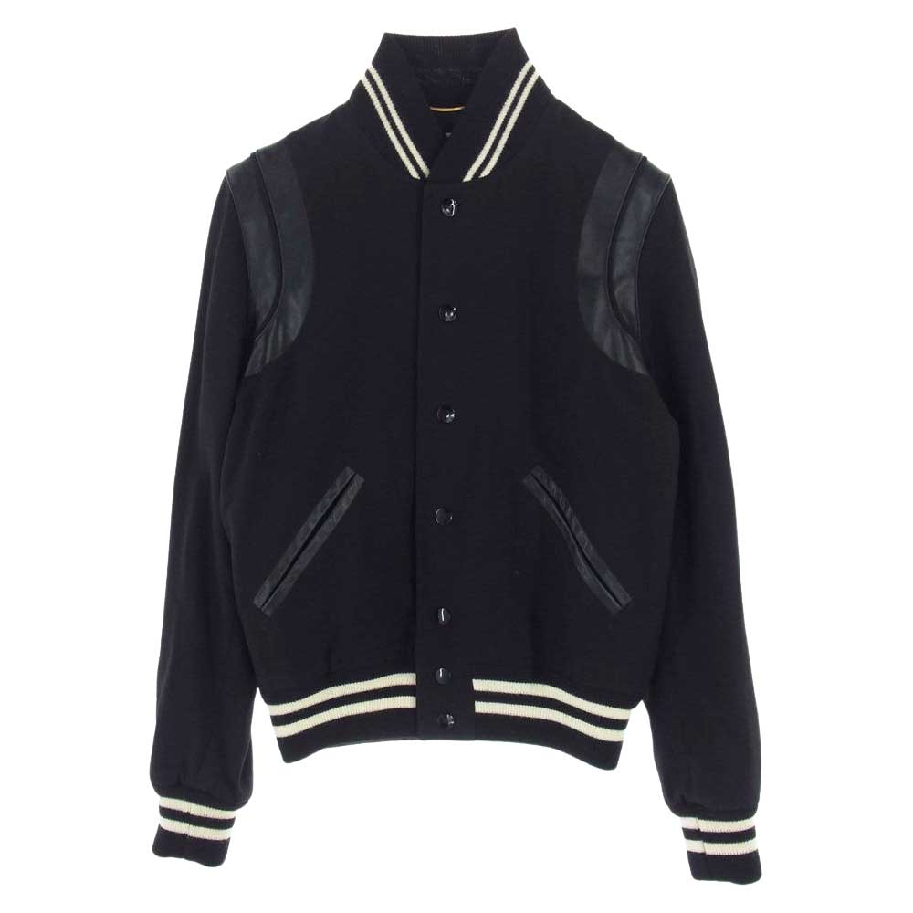 SAINT LAURENT サンローラン 376283 Y239W 国内正規品 エディ期 テディ ウール ジャケット ブラック系【中古】