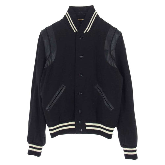 SAINT LAURENT サンローラン 376283 Y239W 国内正規品 エディ期 テディ ウール ジャケット ブラック系【中古】