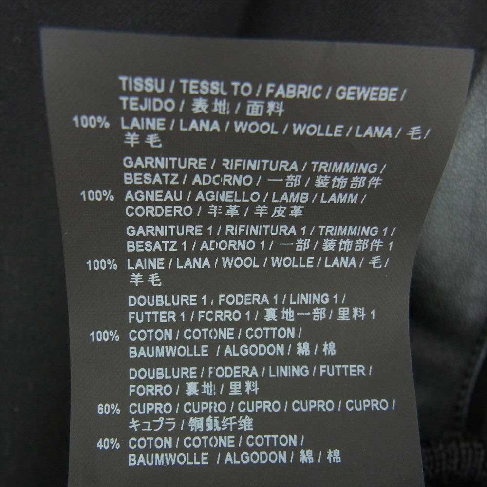 SAINT LAURENT サンローラン 376283 Y239W 国内正規品 エディ期 テディ ウール ジャケット ブラック系【中古】