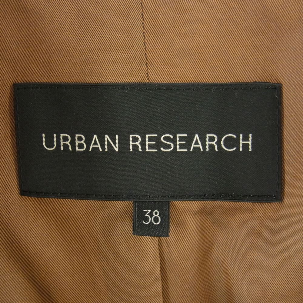 URBAN RESEARCH アーバンリサーチ 21AW UR17-27N005 ステッチレス ダウン コート カーキ系 38【中古】