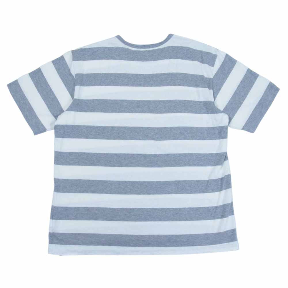 Yohji Yamamoto ヨウジヤマモト L.Q. Y’s for men ワイズフォーメン LS-T31-033 ボーダー Tシャツ カットソー グレー系 ホワイト系 表記無し【中古】