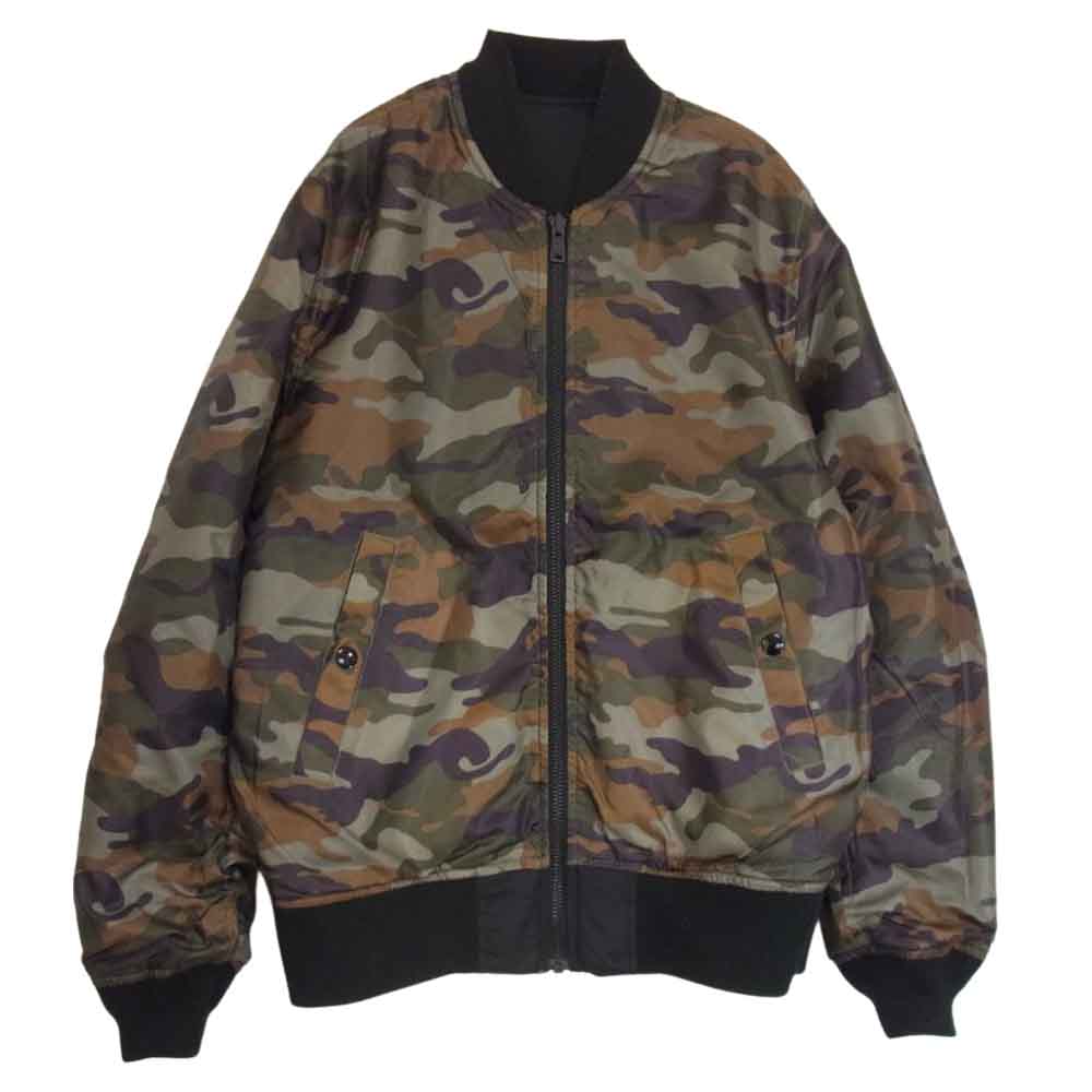 ALPHA アルファ TA0117-201 LIGHT WEIGHT MA-1 JACKET ライトウェィト フライト ジャケット ブラック系 S【中古】