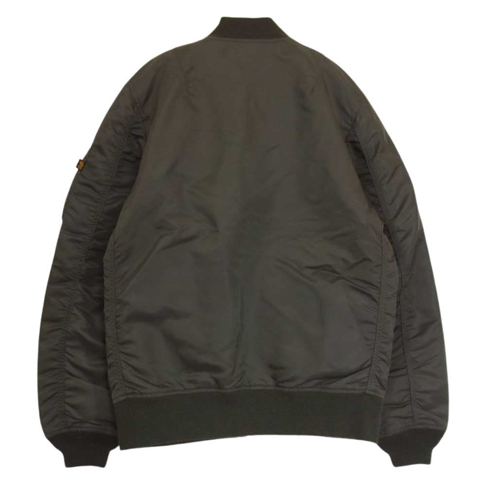 ALPHA アルファ TA0117-276 LIGHT CAMO LINING MA-1 ライト カモライニング フライト ジャケット カーキ系 S【中古】