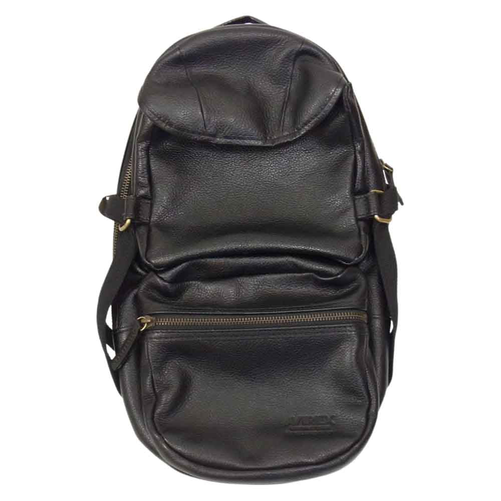 AVIREX アヴィレックス レザー ボディ ワンショルダー バッグ ブラック系【中古】