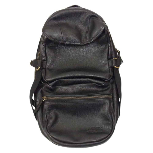 AVIREX アヴィレックス レザー ボディ ワンショルダー バッグ ブラック系【中古】