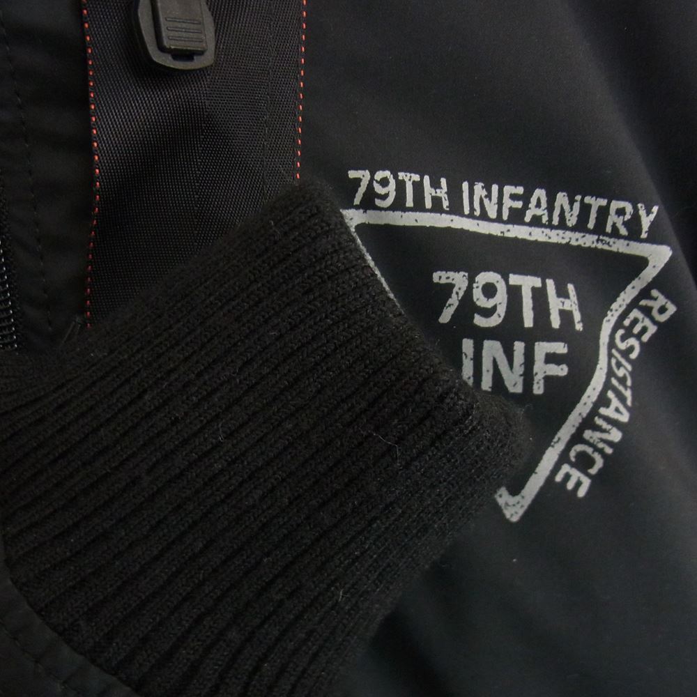 AVIREX アヴィレックス 6162184 COPTER CREW JACKET コプター クルー ジャケット  ブラック系 M【中古】