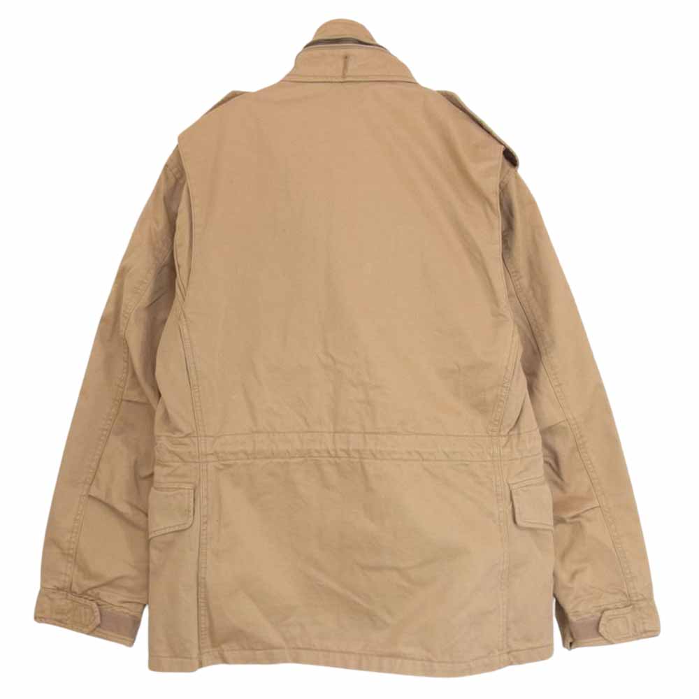 AVIREX アヴィレックス M-65 JACKET ベルクロワッペン ミリタリー ジャケット ベージュ系 M【中古】