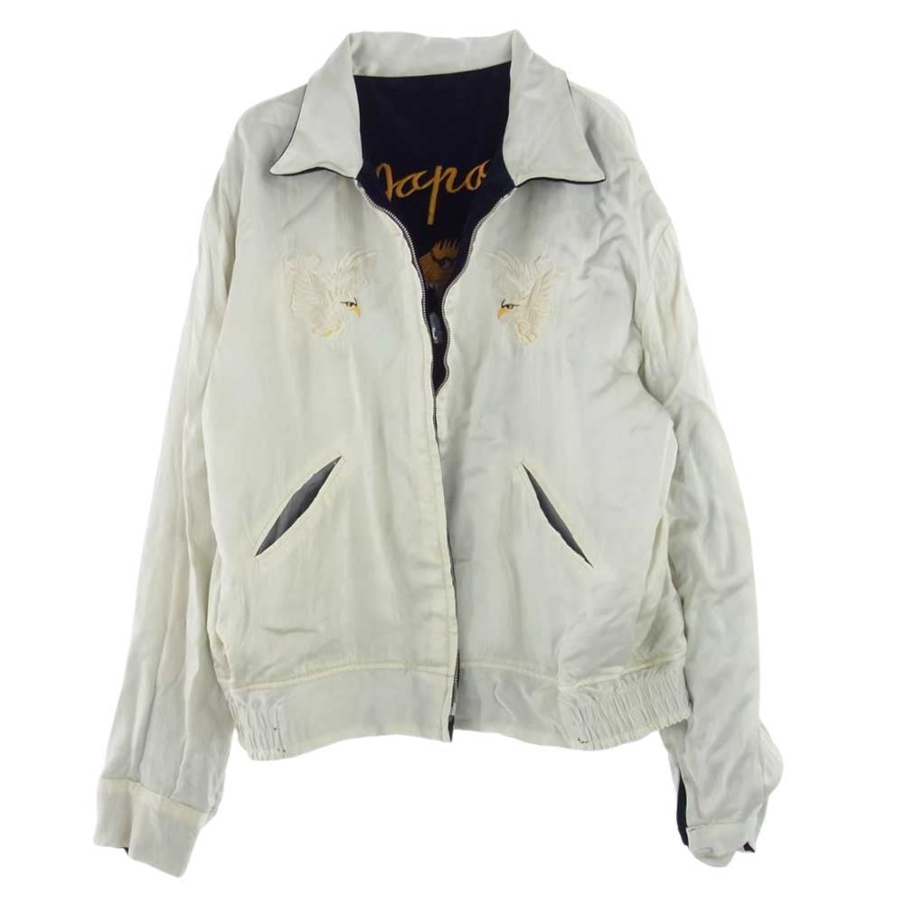 TAILOR TOYO テイラー東洋 TT14973 【訳難有】SOUVENIR JACKET 港商 SPECIAL EDITION GOLD TIGER × WHITE EAGLE スーベニア ジャケット スペシャルエディション ゴールドタイガー ホワイトイーグル ネイビー系【中古】
