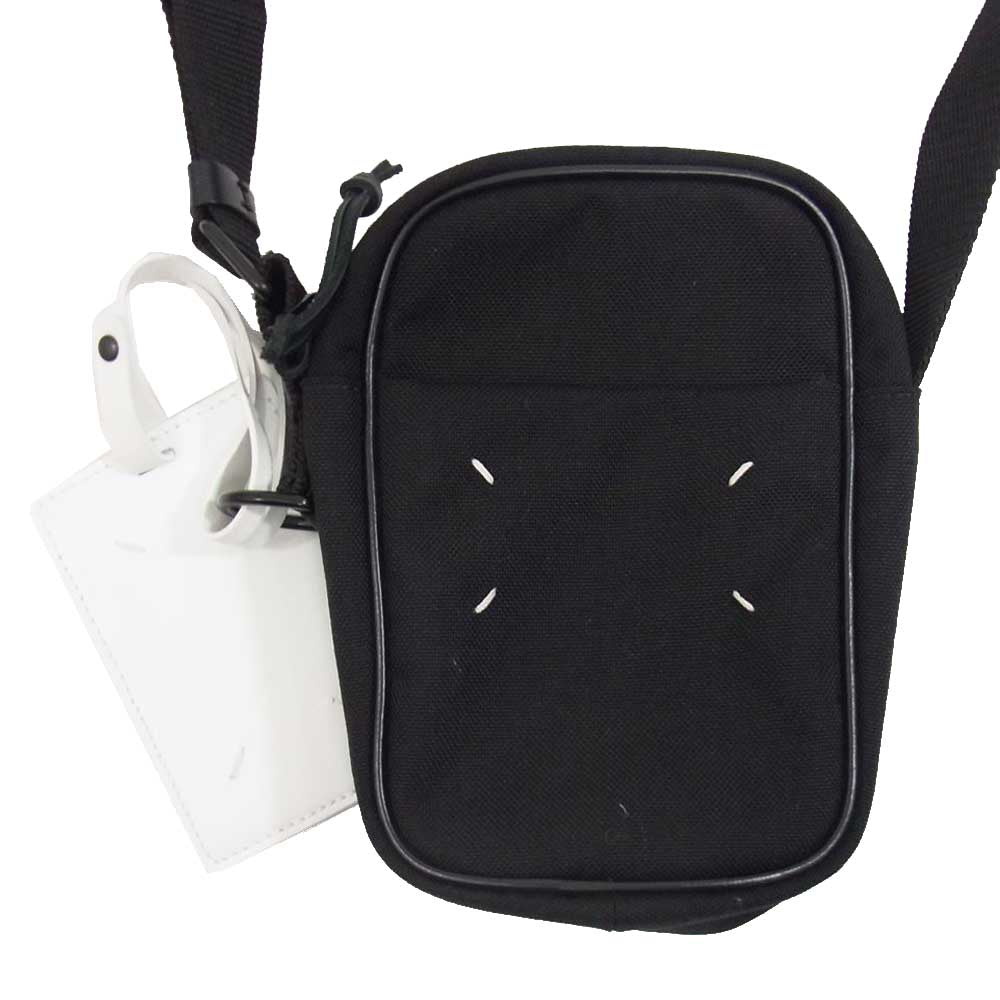 MAISON MARGIELA メゾンマルジェラ パスケース付き MINI CAMERA BAG ミニ カメラ ショルダー バッグ ブラック系【中古】