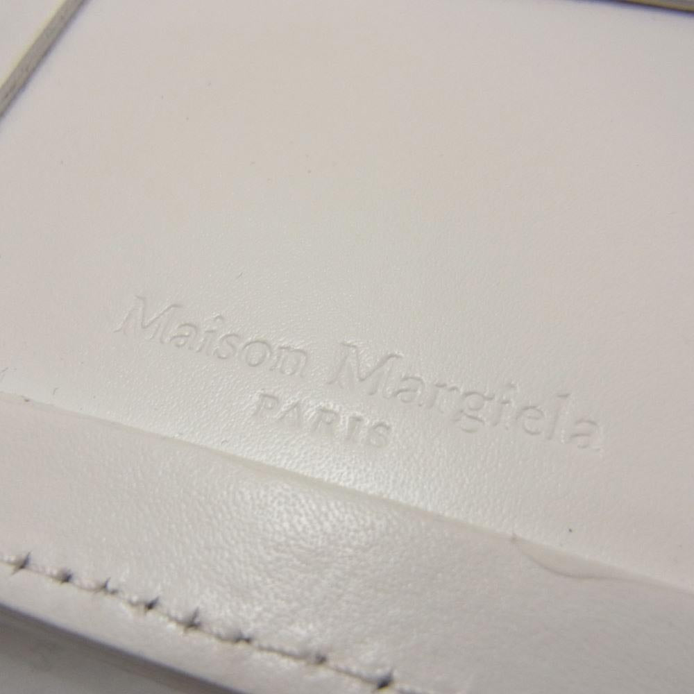 MAISON MARGIELA メゾンマルジェラ パスケース付き MINI CAMERA BAG ミニ カメラ ショルダー バッグ ブラック系【中古】