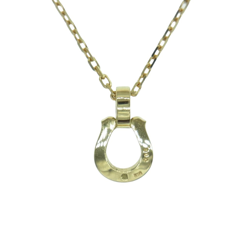 シンパシーオブソウル K18 Small Charm Necklace  ホースシュー ダイヤモンド ネックレス ゴールド系【中古】