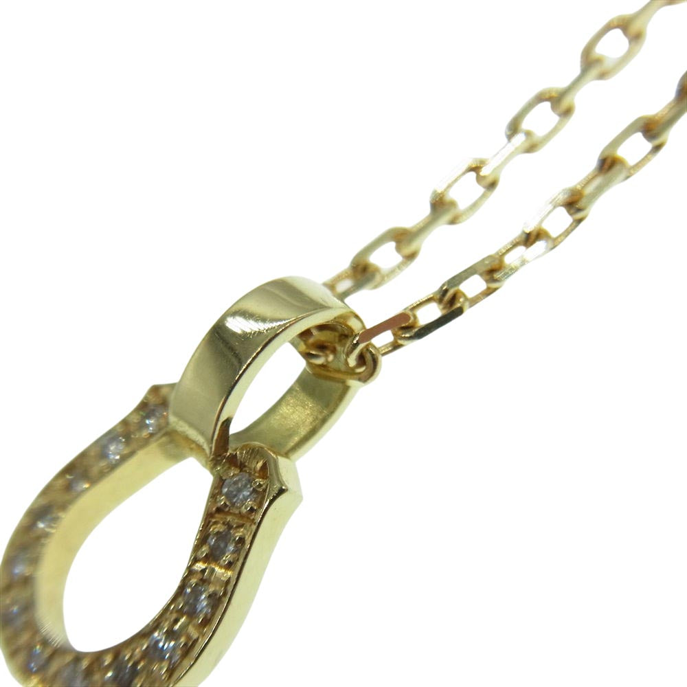 シンパシーオブソウル K18 Small Charm Necklace  ホースシュー ダイヤモンド ネックレス ゴールド系【中古】