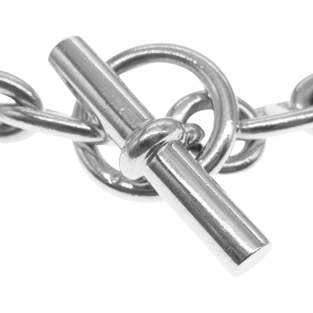 HERMES エルメス シェーヌダンクル MM 18コマ ブレスレット シルバー系【中古】