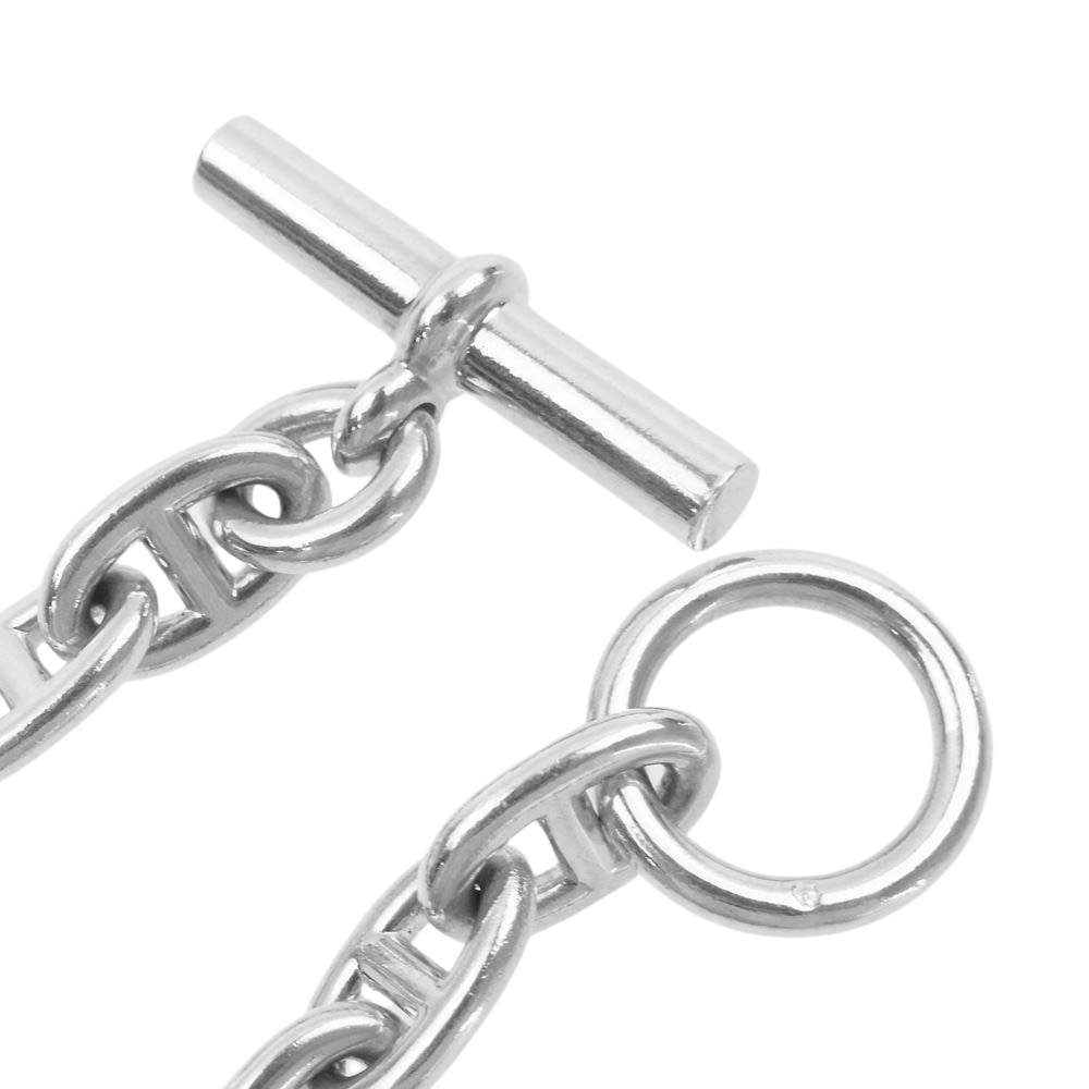 HERMES エルメス シェーヌダンクル MM 18コマ ブレスレット シルバー系【中古】