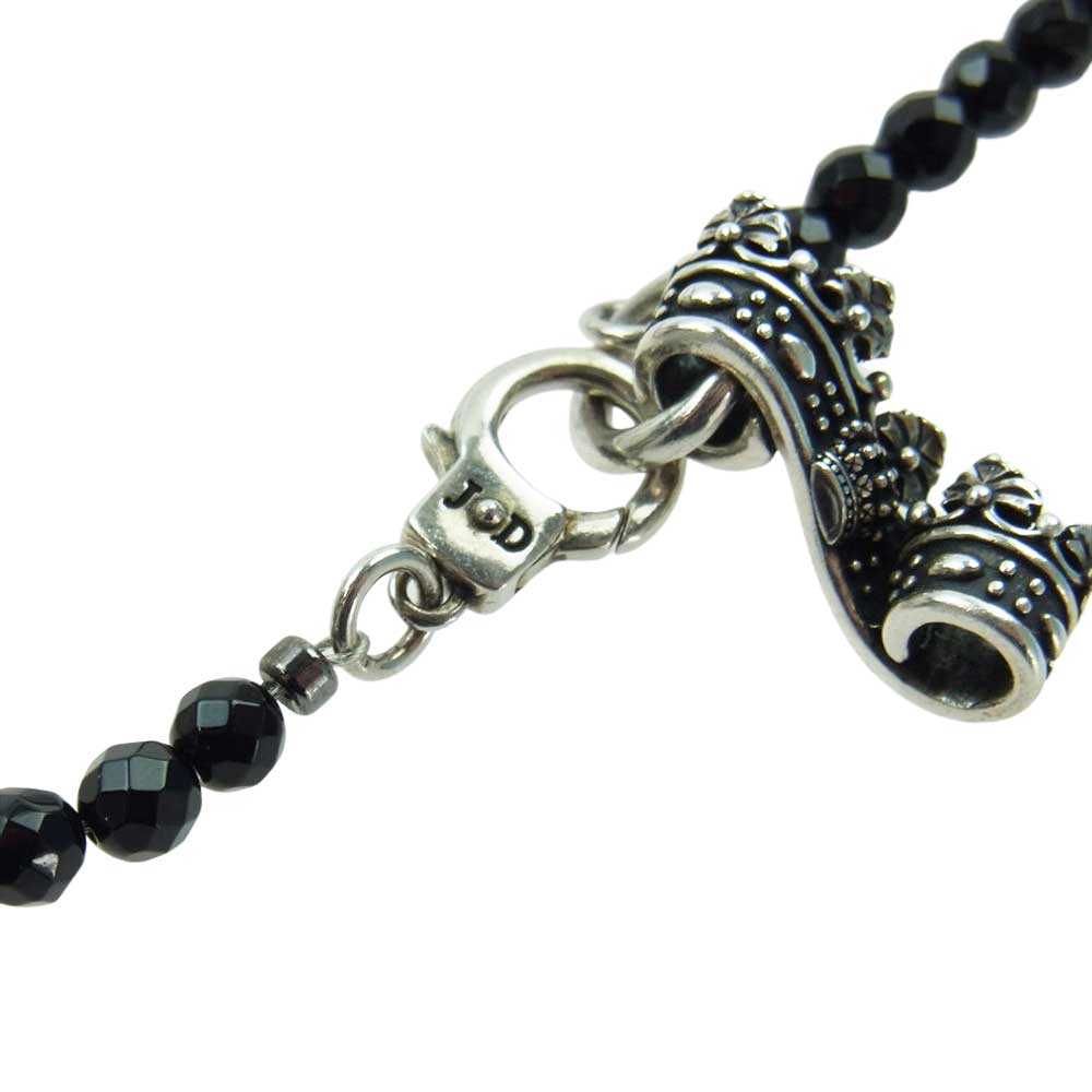 Justin Davis ジャスティンデイビス SBJ640  BLACK SERPENT CROWN Bracelet ブラック サーペント クラウン ブレスレット サイズM　 ブラック系【中古】