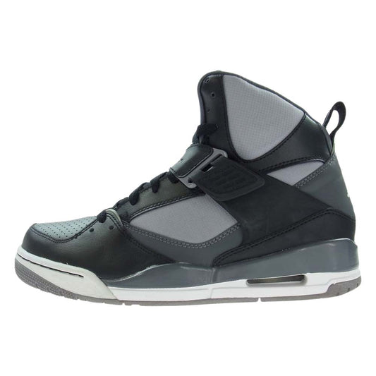 NIKE AIR JORDAN ナイキ ジョーダン 384519-109  JORDAN FLIGHT 45 HIGH ジョーダン フライトハイ ハイカット スニーカー ブラック系 グレー系 26.0cm【中古】