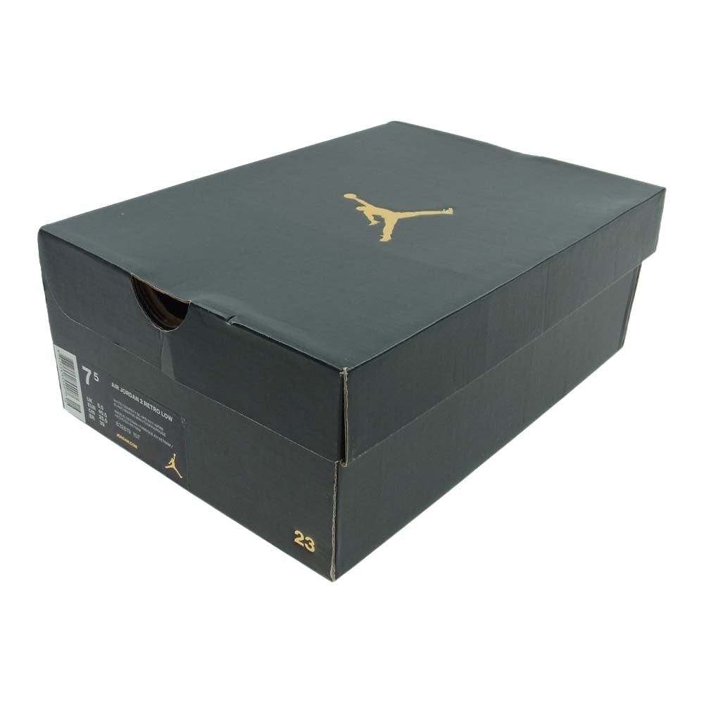 NIKE AIR JORDAN ナイキ ジョーダン 832819-107 AIR JORDAN 2 RETRO LOW エア ジョーダン レトロ ロウ   ホワイト系 25.5cm【極上美品】【中古】