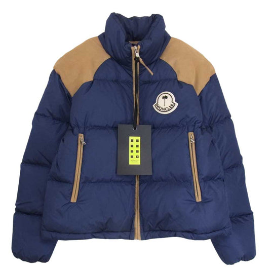 MONCLER モンクレール × PALM ANGELS パーム エンジェルス KELSEY ダウンジャケット  ネイビー系 2【中古】