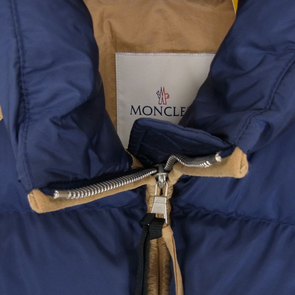 MONCLER モンクレール × PALM ANGELS パーム エンジェルス KELSEY ダウンジャケット  ネイビー系 2【中古】