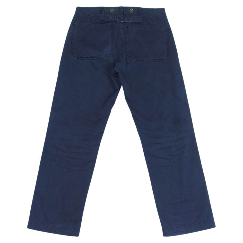 VISVIM ビズビム 15AW 0115205008005 BATTALION PANTS ワーク チノ パンツ ネイビー系 2【中古】