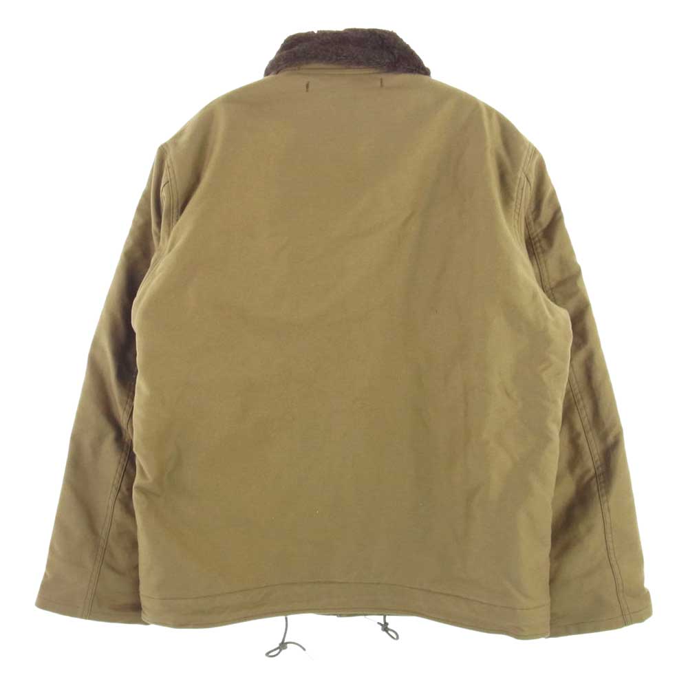 The REAL McCOY'S ザリアルマッコイズ NXsx88197 N-1 DECK JACKET デッキ ジャケット  モスグリーン系 42【中古】