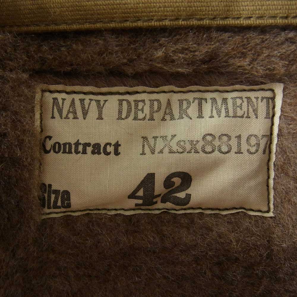 The REAL McCOY'S ザリアルマッコイズ NXsx88197 N-1 DECK JACKET デッキ ジャケット  モスグリーン系 42【中古】