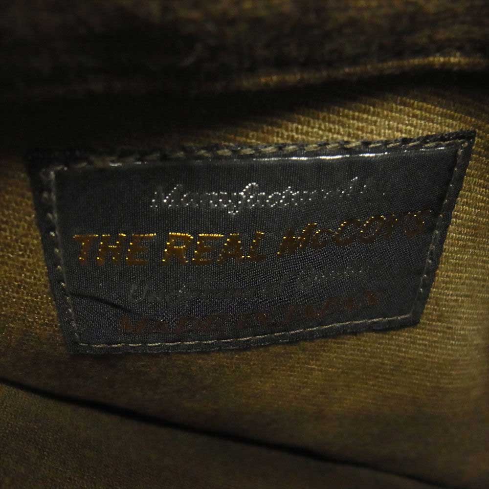 The REAL McCOY'S ザリアルマッコイズ NXsx88197 N-1 DECK JACKET デッキ ジャケット  モスグリーン系 42【中古】