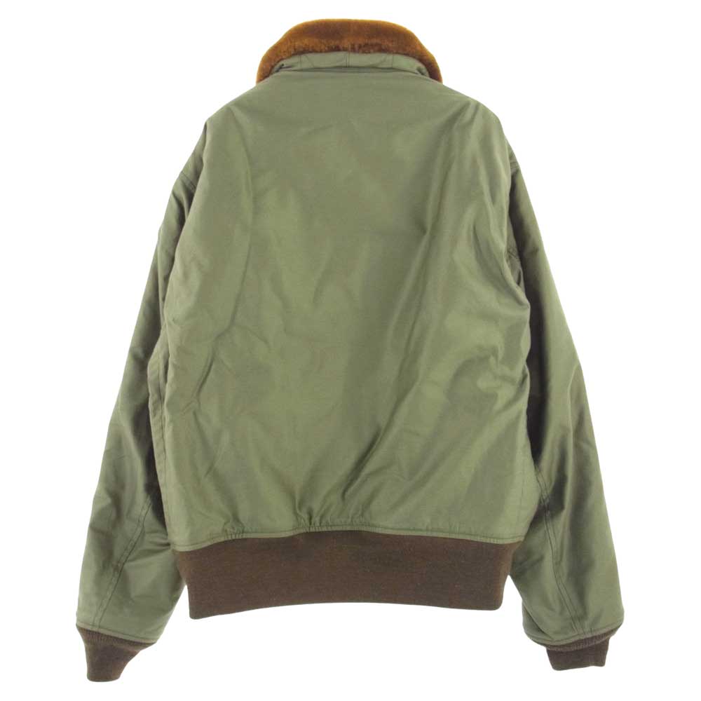 The REAL McCOY'S ザリアルマッコイズ TYPE B-10 ボア フライト ジャケット モスグリーン系 42【中古】