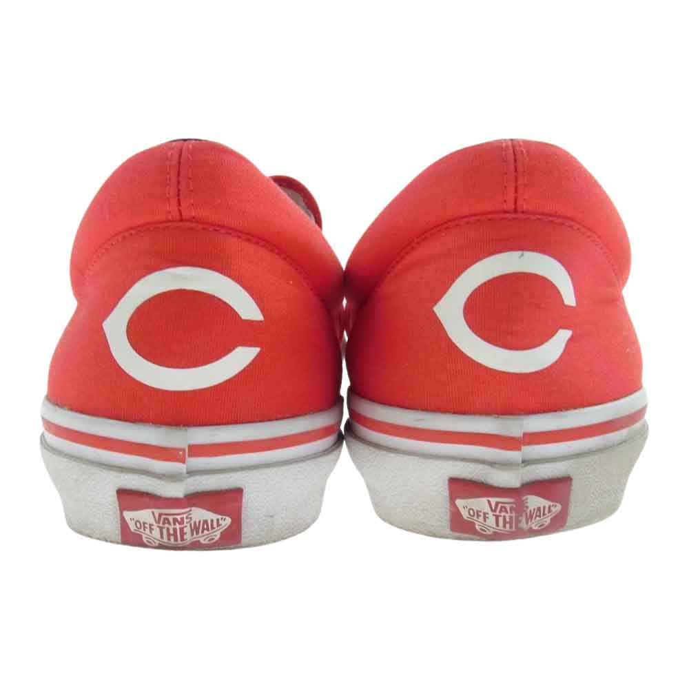 VANS バンズ V98CL × CARP SLIP ON 広島 カープ スリッポン ローカット スニーカー  レッド系 30.0cm【中古】
