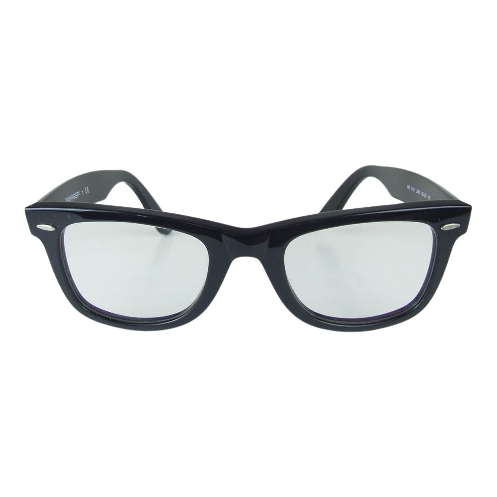 Ray-Ban レイバン RB51212000 50□22 150 WAYFARER ウェイファーラー 眼鏡 メガネ サングラス アイウェア 度入り ブラック系 50□22-150【中古】