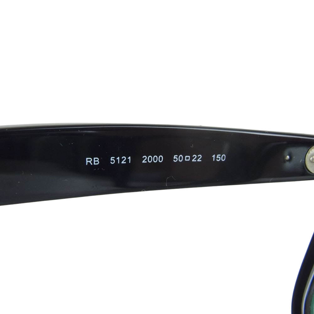 Ray-Ban レイバン RB51212000 50□22 150 WAYFARER ウェイファーラー 眼鏡 メガネ サングラス アイウェア 度入り ブラック系 50□22-150【中古】