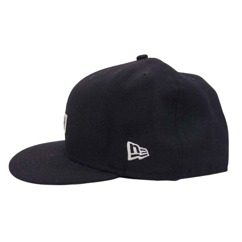 キス × NEWERA LOGO Box Log CAP ニューエラ キャップ ネイビー系 7 5/8【中古】
