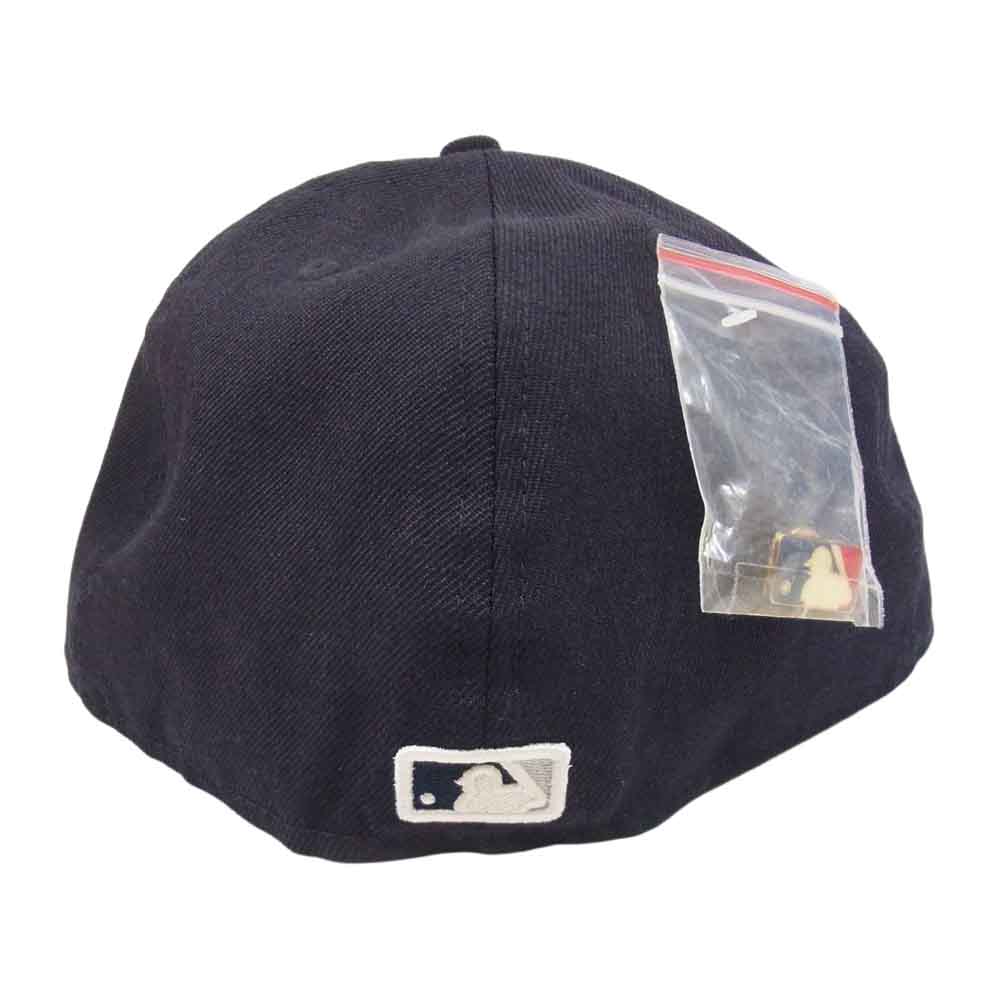 キス × NEWERA LOGO Box Log CAP ニューエラ キャップ ネイビー系 7 5/8【中古】
