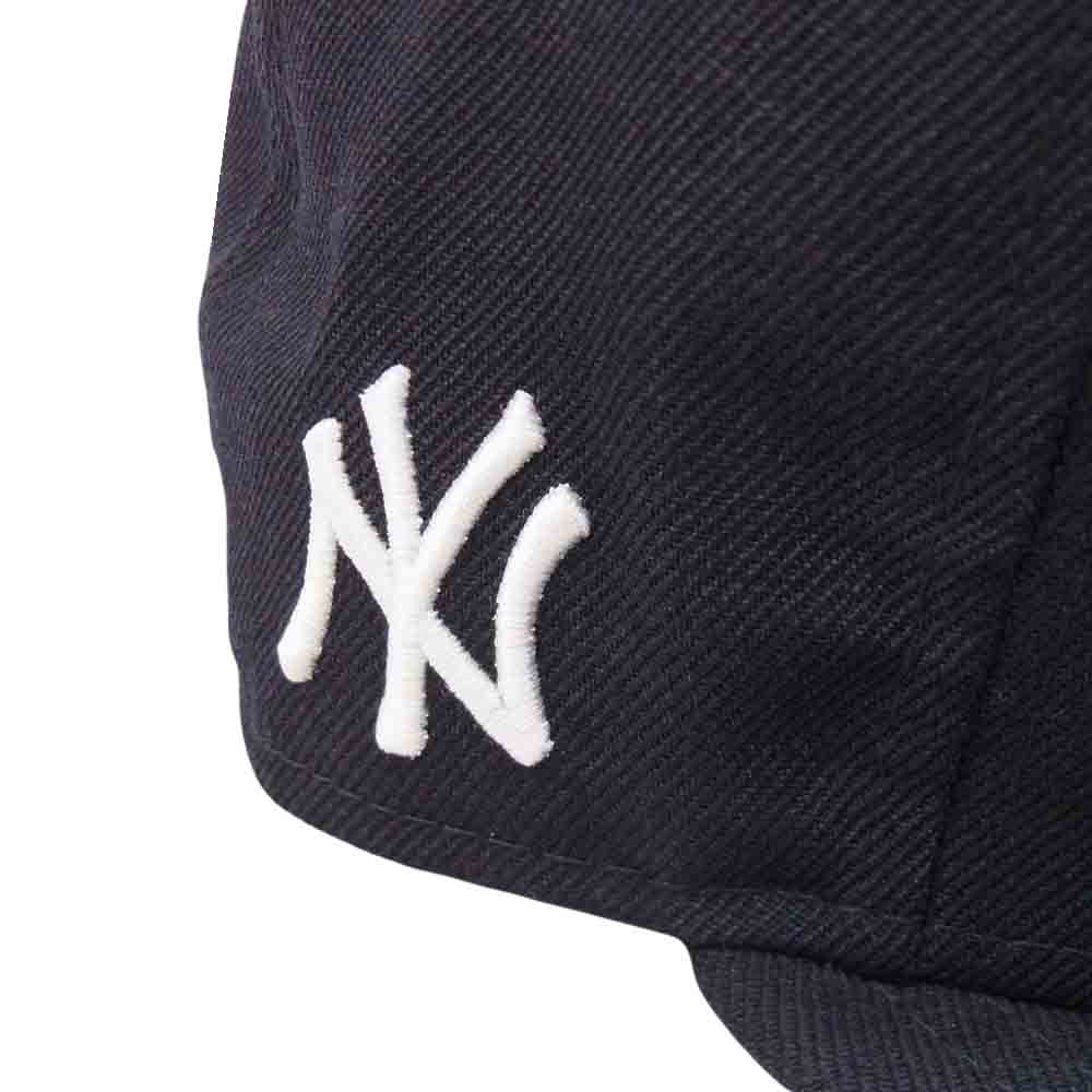 キス × NEWERA LOGO Box Log CAP ニューエラ キャップ ネイビー系 7 5/8【中古】